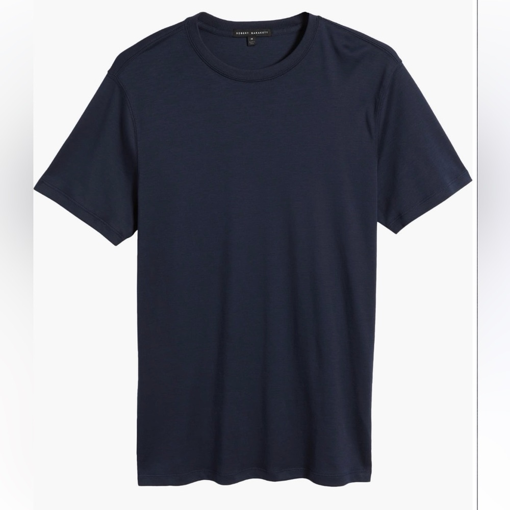 Robert Barakett Georgia Pima Cotton T-shirt, Like New, Blue Night Size L